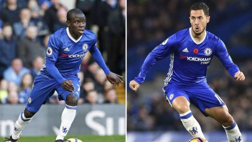 Eden Hazard Named Chelsea Player of the Year as N'Golo Kante Scoops Players' Player Award
