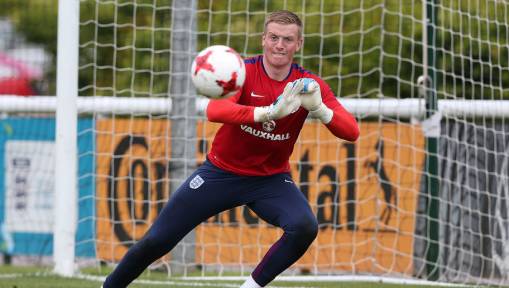 VIDEO: Jordan Pickford Pulls Off Brilliant Penalty Save in England's Opening Game of Under-21 Euros