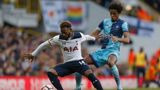 PHOTO: Spurs Star Georges-Kevin N'Koudou Spotted Wearing Chelsea Shirt But He Has an Excuse