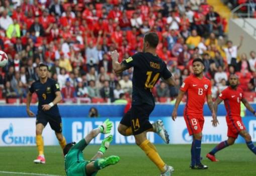 Australia exit FIFA Confederations Cup after draw with Chile