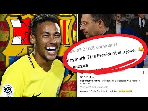 Neymar TROLLS Barcelona President | Futbol Mundial