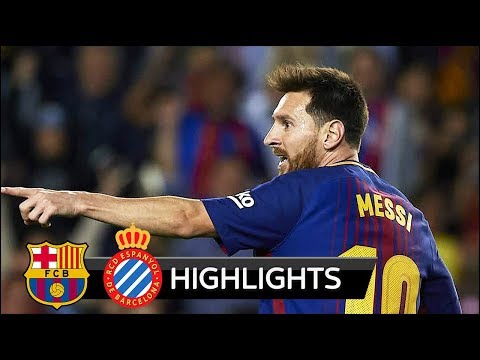 Barcelona vs Espanyol 5-0 - All Goals & Extended Highlights - La Liga 09/09/2017 HD