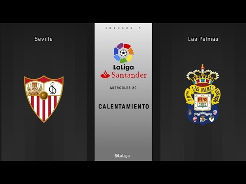 Calentamiento Sevilla vs Las Palmas