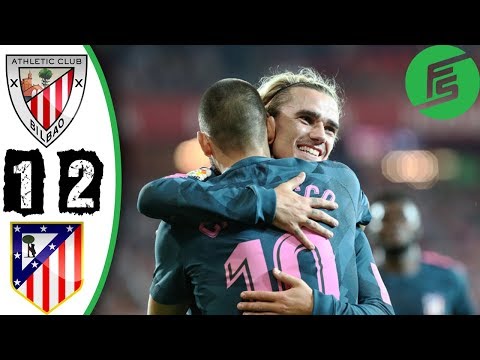Athletic Bilbao vs Atletico Madrid 1-2 - Highlights & Goals - 20 September 2017