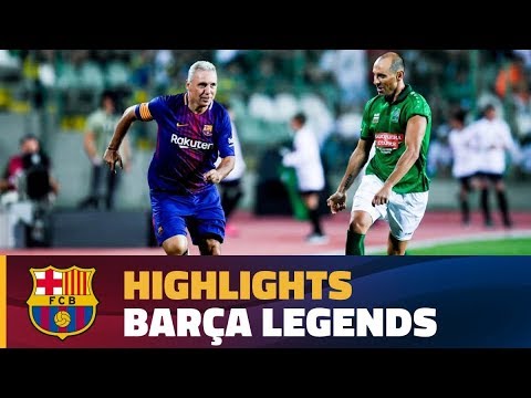[HIGHLIGHTS] Stoichkov Friends – Barça Legends (3-2)