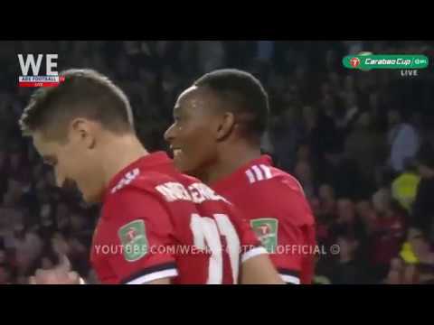 Anthony Martial Goal - Manchester United vs Burton Albion (4-0)