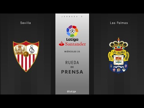Rueda de prensa Sevilla vs Las Palmas
