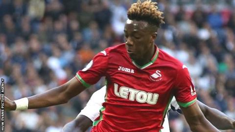 Tammy Abraham: Swansea boss Clement hopes striker opts for England