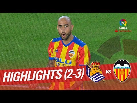 Resumen de Real Sociedad vs Valencia CF (2-3)