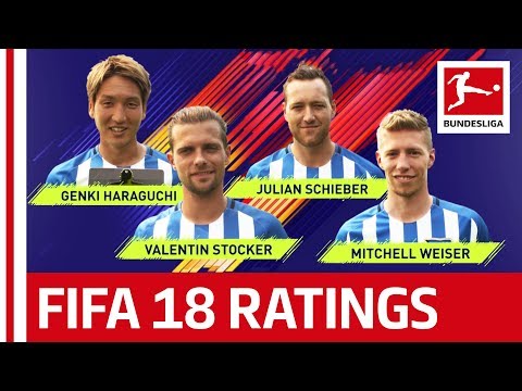 EA SPORTS FIFA 18 - Hertha BSC Berlin Players Rate Each Other: Haraguchi, Weiser & More