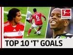 Thiago, Toni & Traoré - Top 10 Goals - Players With "T"