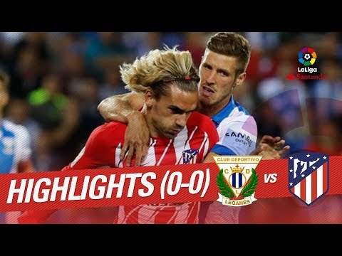Resumen de CD Leganés vs Atlético de Madrid (0-0)