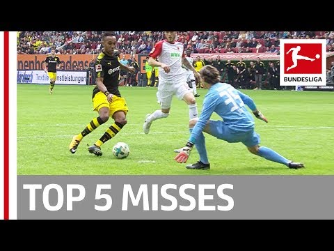 Aubameyang (Twice!), Goretzka and More - Top 5 Misses on Matchday 7