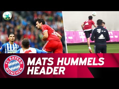 Practice makes perfect: Mats Hummels' header training pay off! ?