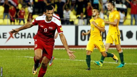 Syria's World Cup hopes alive after draw against Australia