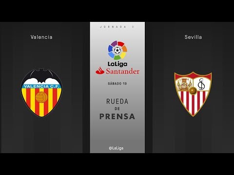 Rueda de prensa Valencia vs Sevilla