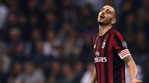 AC Milan's Leonardo Bonucci sorry for red card that incurs ban vs. Juventus