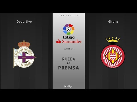 Rueda de prensa Deportivo vs Girona