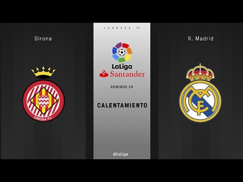 Calentamiento Girona vs R. Madrid