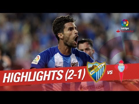 Resumen de Málaga CF vs RC Celta (2-1)