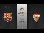 Rueda de prensa FC Barcelona vs Sevilla