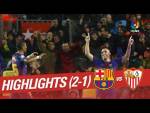 Resumen de FC Barcelona vs Sevilla FC (2-1)