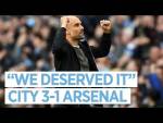 15 WINS IN A ROW! | Man City 3-1 Arsenal I Pep Guardiola Post Match Press Conference I 17 18