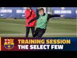 Joint training session with Barça B