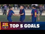 FCB Masia - Academy: Top 5 goals 4-5 November