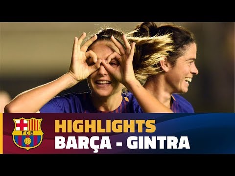 [HIGHLIGHTS] FUTBOL FEM (UCL): FC Barcelona – Gintra (3-0)
