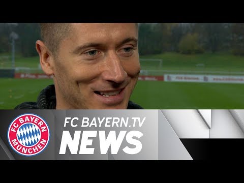 FC Bayern squad w/ Robert Lewandowski back to full strength!