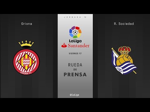 Rueda de prensa Girona vs R. Sociedad