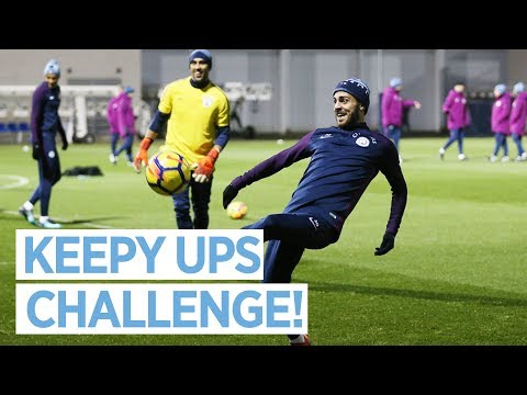 KEEPY UPS CHALLENGE! | Pre Leicester Training