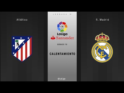 Calentamiento Atlético vs R. Madrid