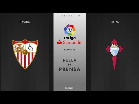 Rueda de prensa Sevilla vs Celta