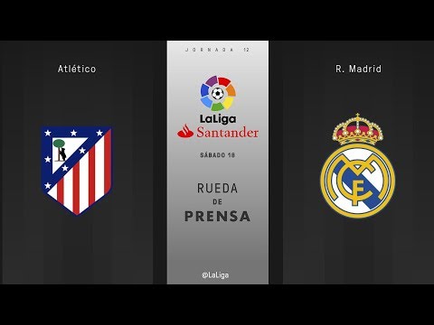 Rueda de prensa Atlético vs R. Madrid