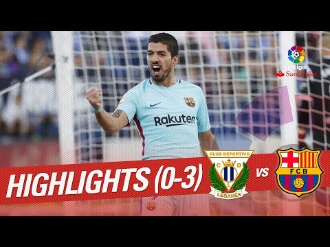 Resumen de CD Leganés vs FC Barcelona (0-3)
