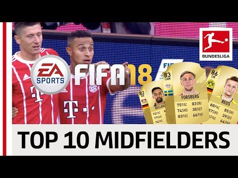 EA SPORTS FIFA 18 - Top 10 Midfielders: Thiago, Reus & More