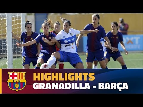 [HIGHLIGHTS] FUTBOL FEM (Liga): Granadilla - FC Barcelona (1-0)