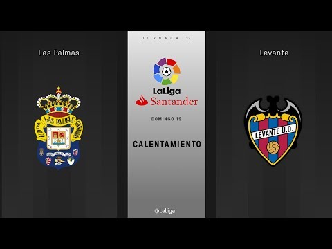 Calentamiento Las Palmas vs Levante