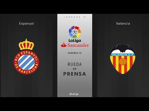 Rueda de prensa Espanyol vs Valencia