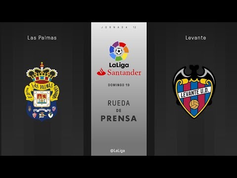 Rueda de prensa Las Palmas vs Levante