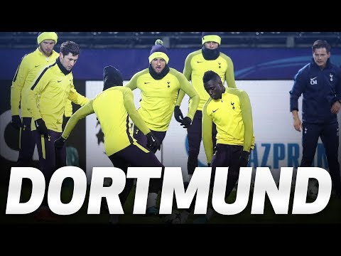 BEHIND-THE-SCENES | Spurs travel to and train in Dortmund