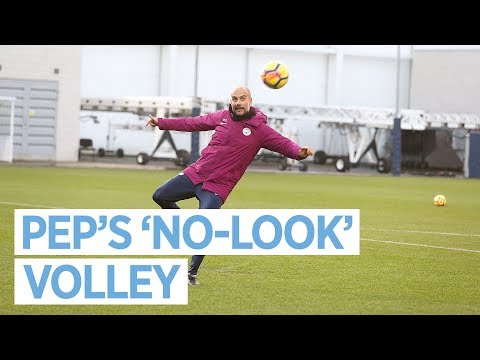 PEP'S 'NO-LOOK' VOLLEY | Training Pre Huddersfield