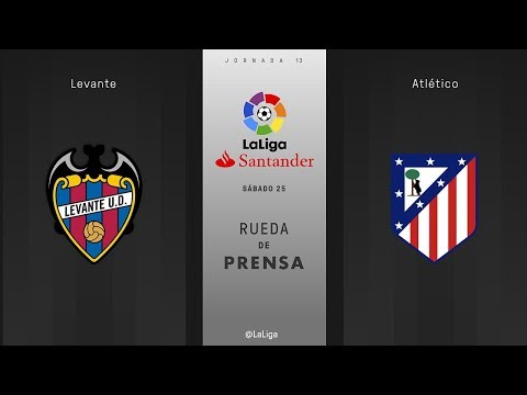 Rueda de prensa Levante vs Atlético