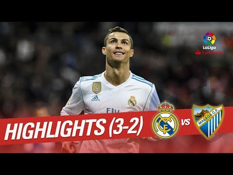 Resumen de Real Madrid vs Málaga CF (3-2)