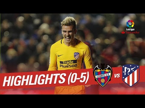 Resumen de Levante UD vs Atlético de Madrid (0-5)