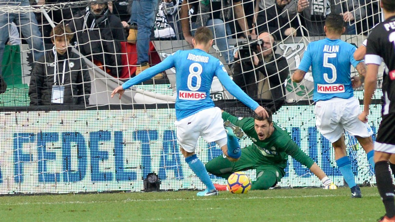Napoli back in Serie A top spot as Roma and AC Milan drop points