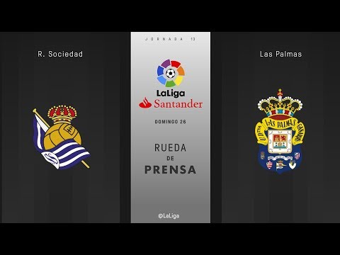 Rueda de prensa R. Sociedad vs Las Palmas