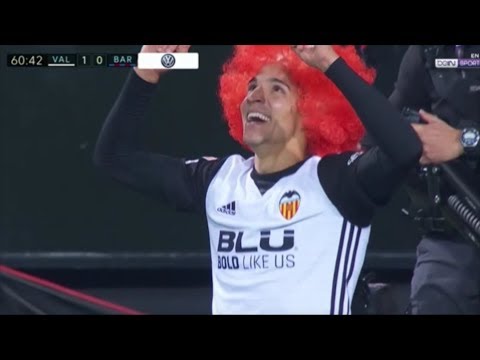 Rodrigo Goal vs Barcelona - 1-0 | Valencia vs Barcelona |